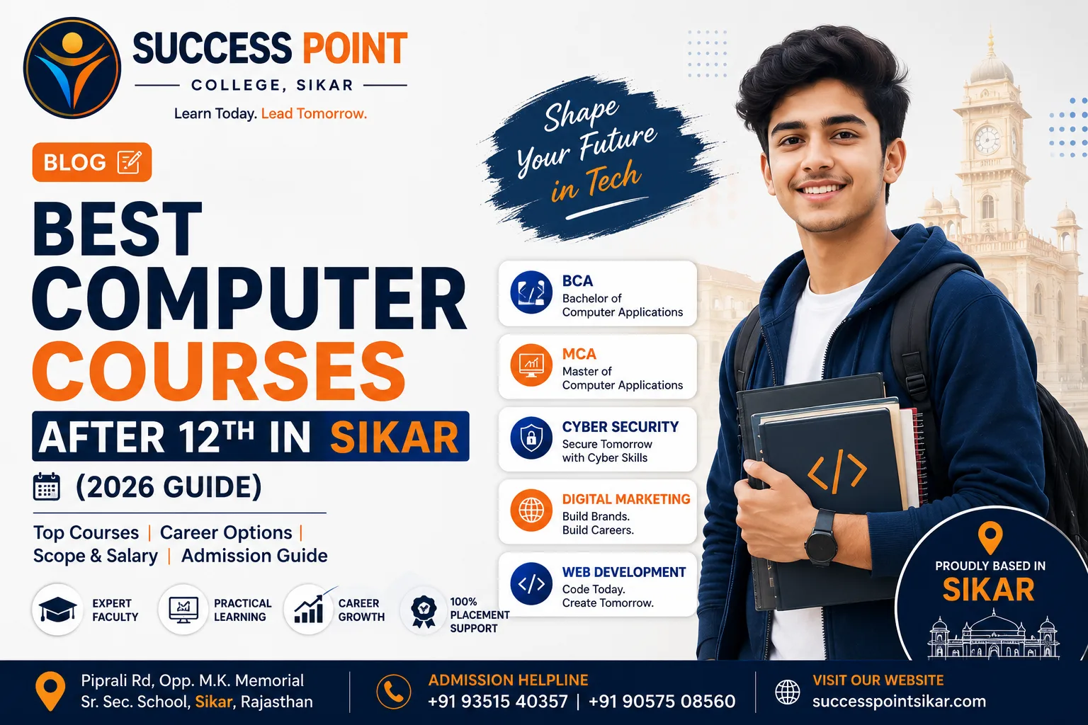 Best Computer Courses After 12th in Sikar (2026 Guide)