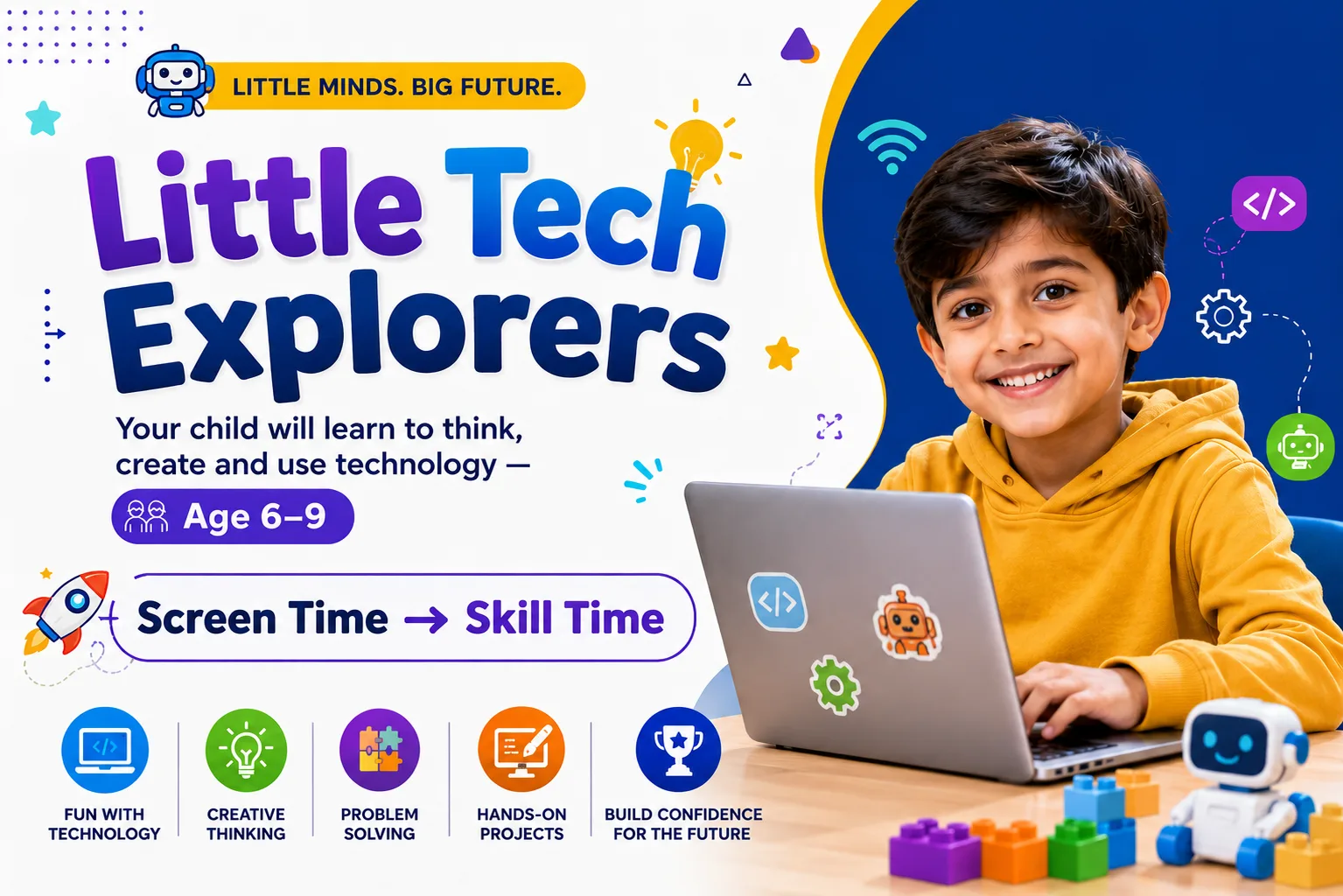 Little Tech Explorers course at Success Point Institute Sikar